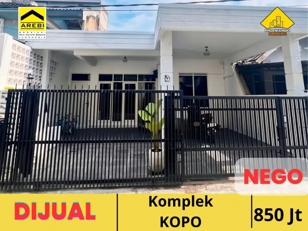 Rumah Cantik Full Furnished Kopo | LB 100, Carport 2 Mobil – 850 Juta!