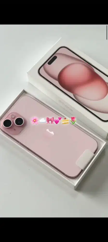 Promo cicilan iPhone 15 pink 256 gb