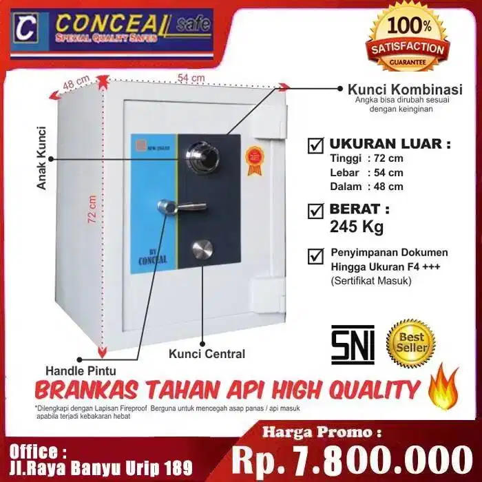 jual BRANKAS NEW ZIGER ber Garansi SOLID 2 Tinggi 72 CM GRATIS Ongkir