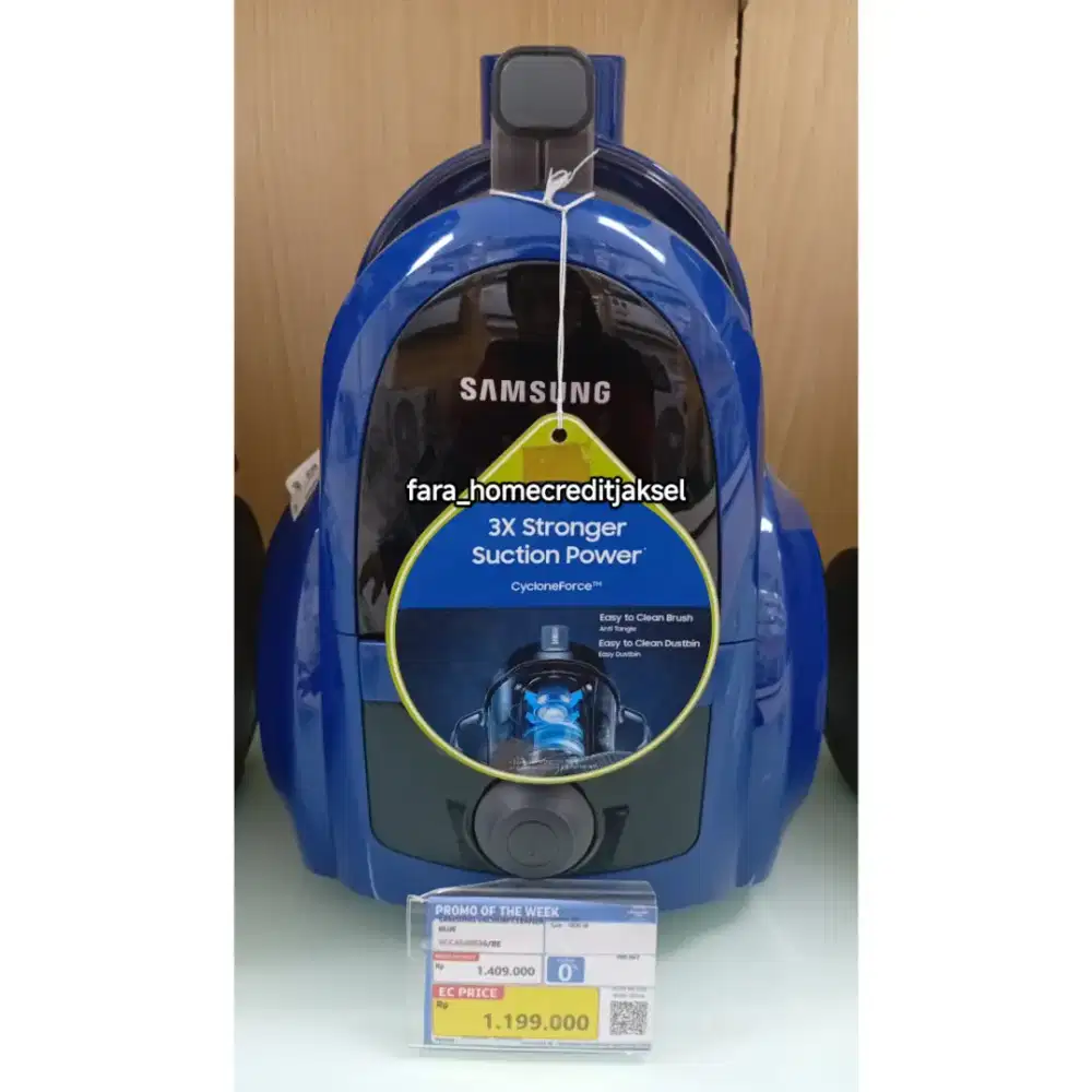 Samsung Vacuum Cleaner Blue