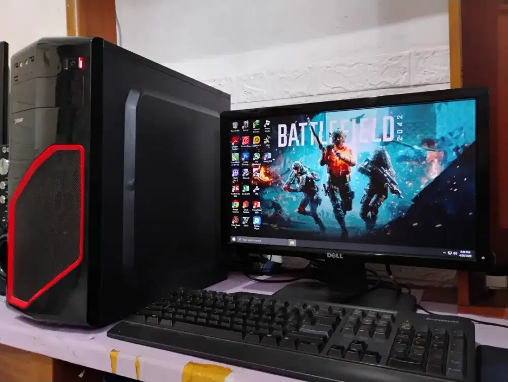 Pc gaming (intel core i5,,ram 8gb,,vga 4gb,,monitor 19inch) fullset