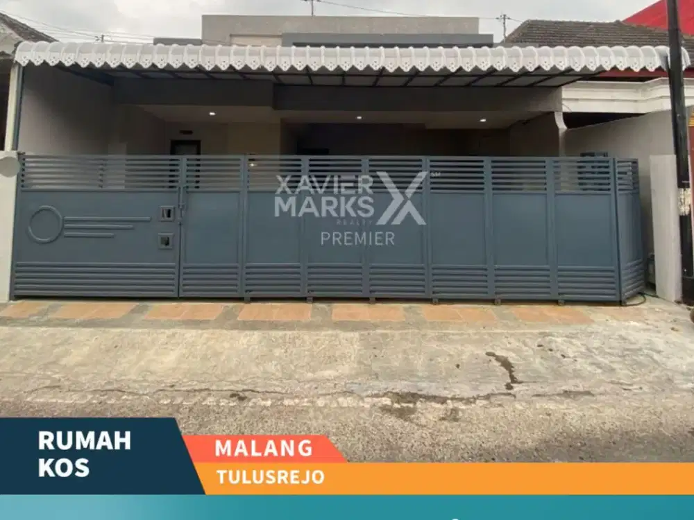 Dijual Rumah Kos Aktif Furnish di Tulusrejo Lowokwaru Malang