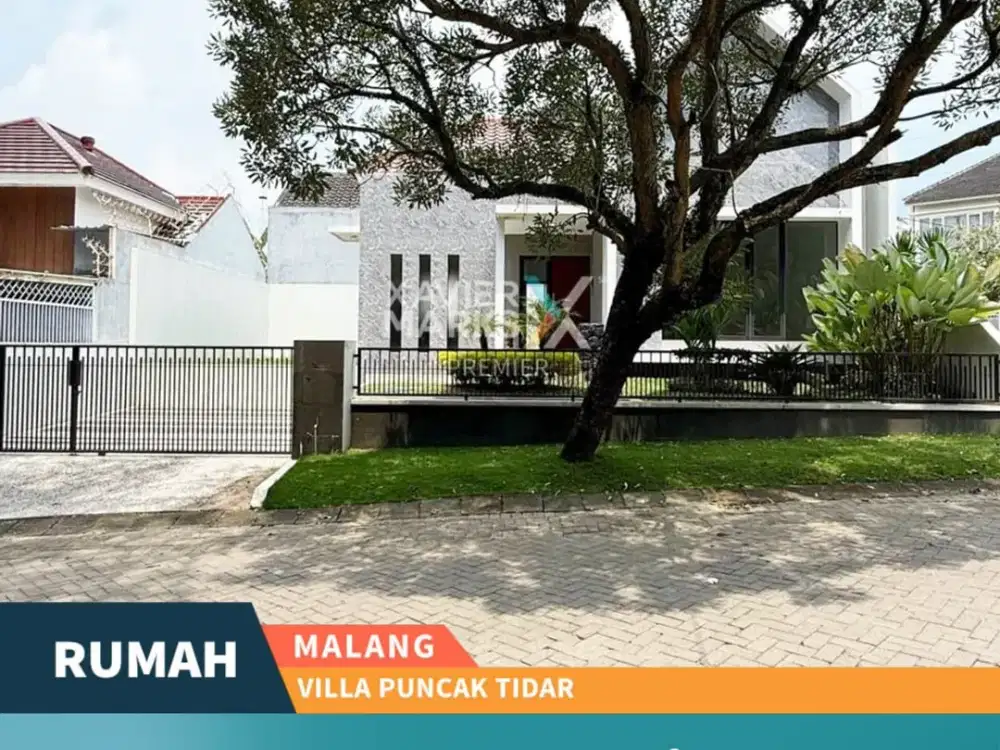 Disewakan Rumah Baru Dekat Elpico di Villa Puncak Tidar Malang