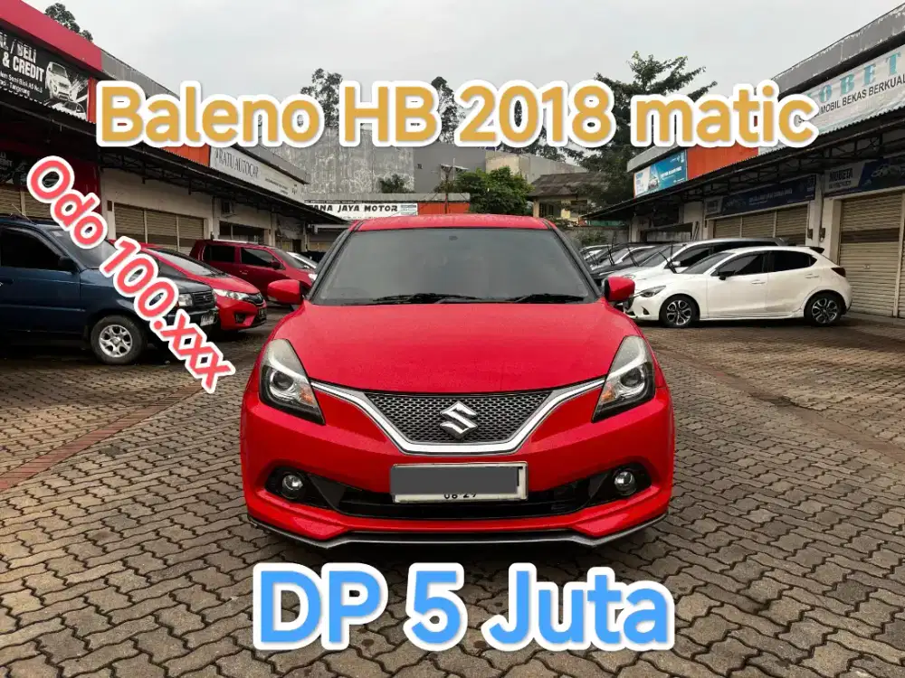5JT BALENO HB AT 2018 RED EDITION RARE !!