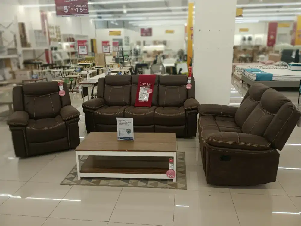 Obral sofa set recliner by Selma