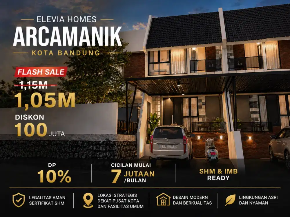 Elevia Homes Arcamanik Sukamiskin Ready Stock