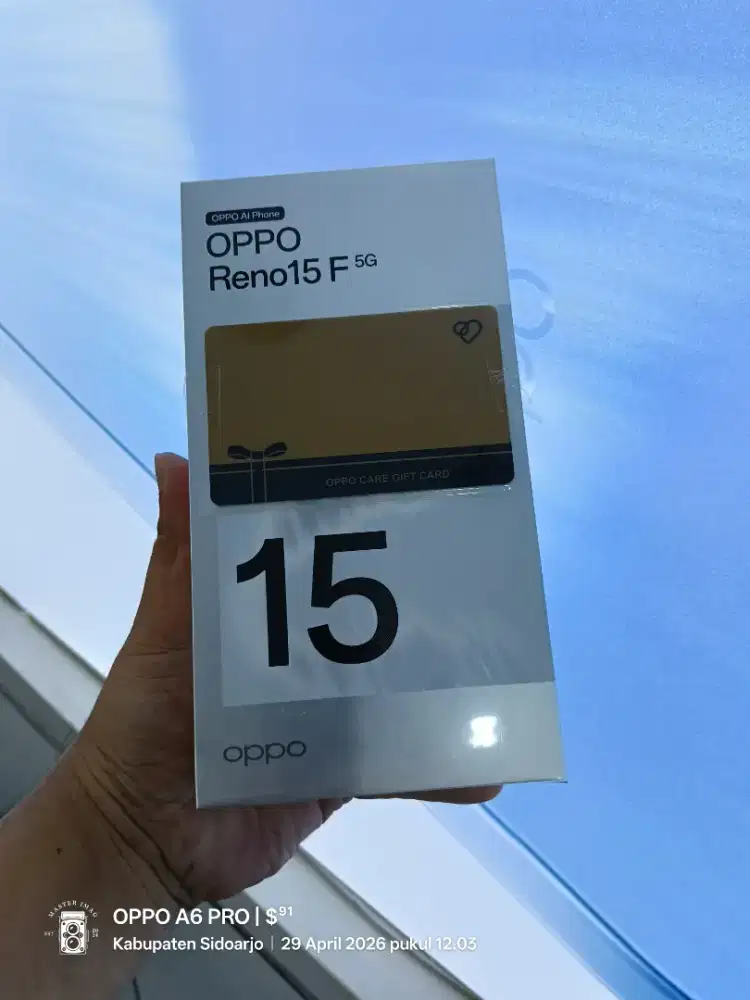 OPPO RENO 15F 5G FREE OPPO CARE