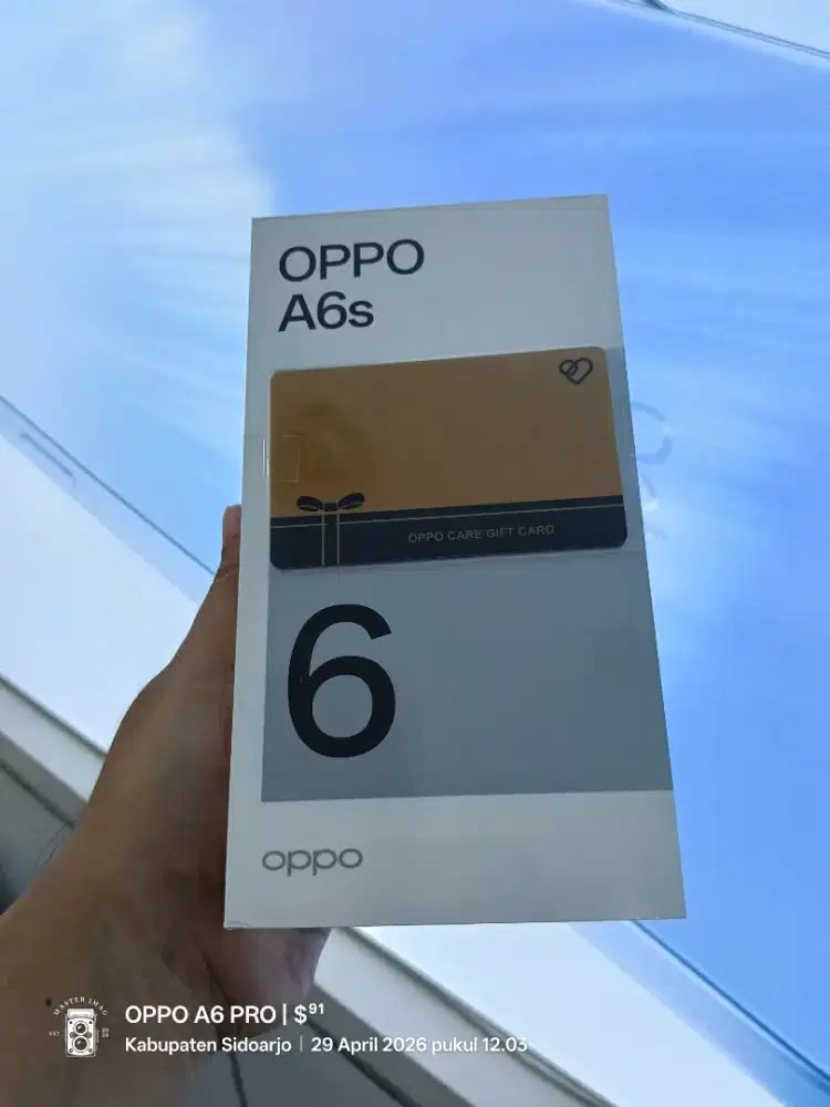 OPPO A6S FREE OPPO CARE