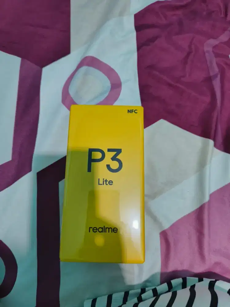 Realmi p3 lite 4gb+8gb 128 new blom di buka