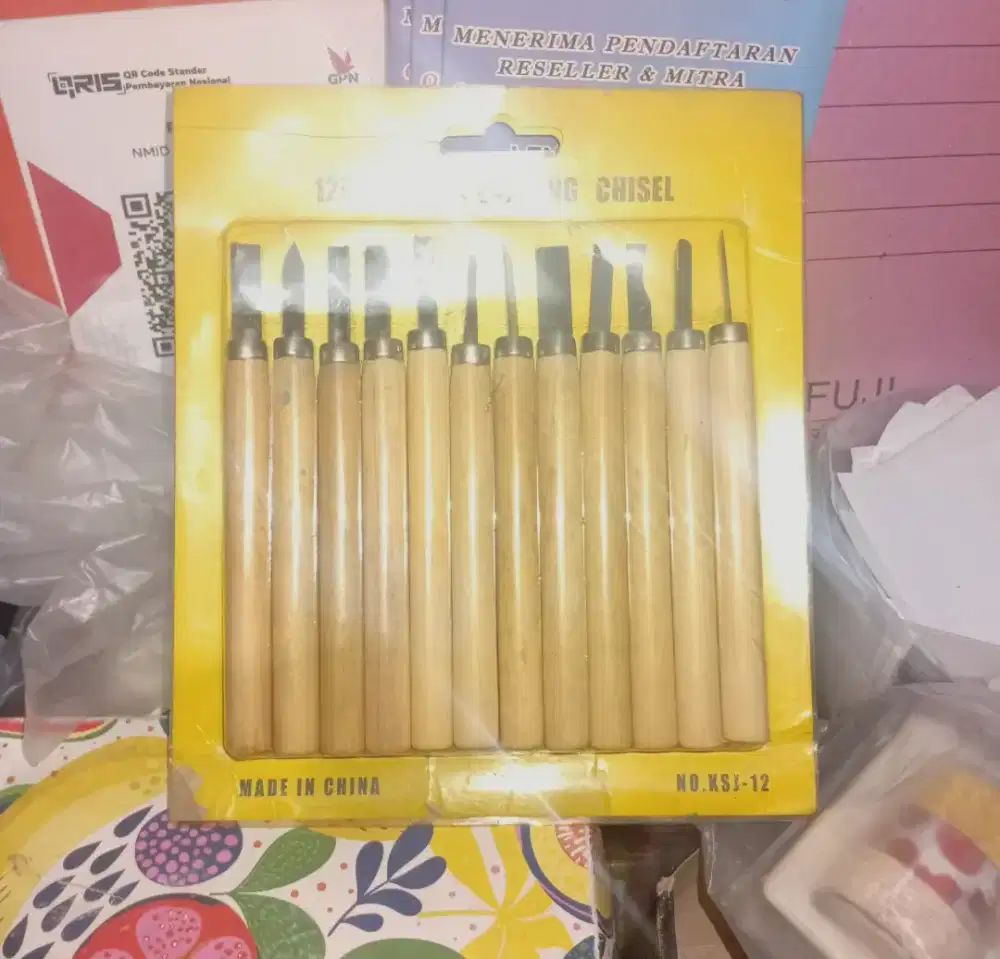 Pisau ukir/ pahat utk prakarya anak sekolah masih bagus