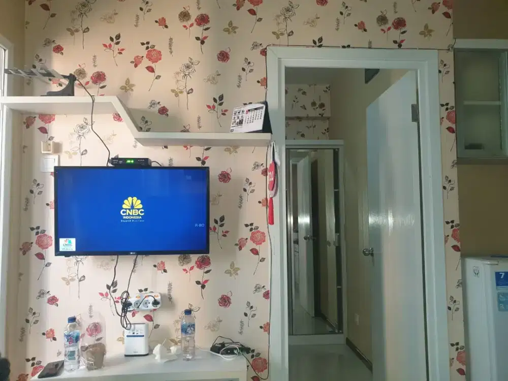 APARTEMEN GREEN PRAMUKA CITY 2 KAMAR FULL FURNISHED TOWER SCARLET ATAS MALL TAHUNAN JAKARTA PUSAT