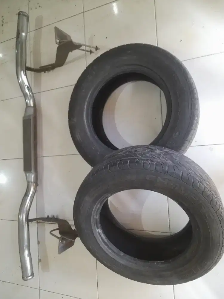 Jual Ban GT Radial (195/65R14 + 185/65 R14) + tanduk belakang mobil.