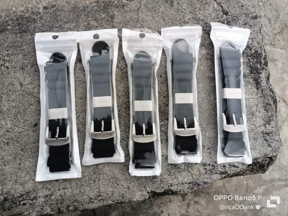 Dijual tali jam karet merk SEIKO japan