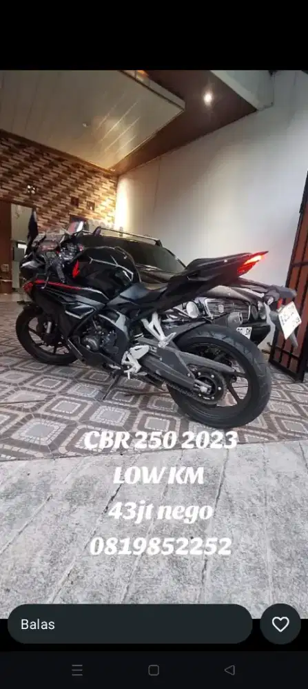 New CBR250rr 2023