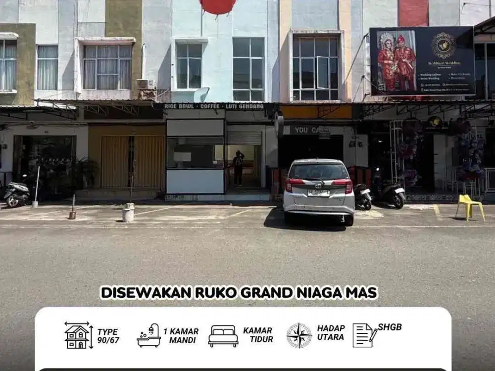disewakan ruko niaga mas batam center
