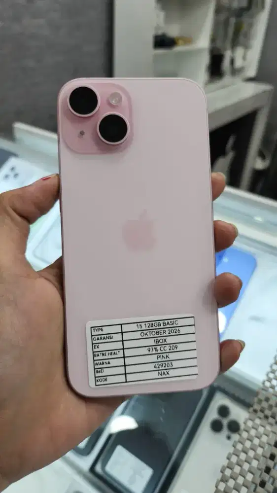 Second iphone 15 128gb pink ibox