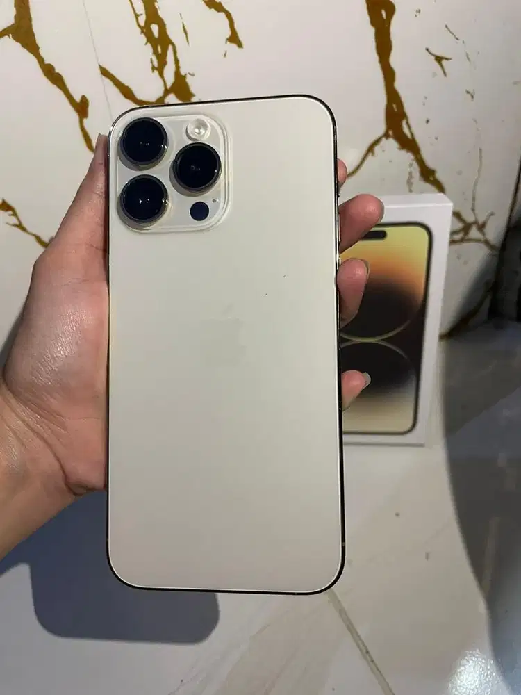 Iphone 14 promax 256gb gold