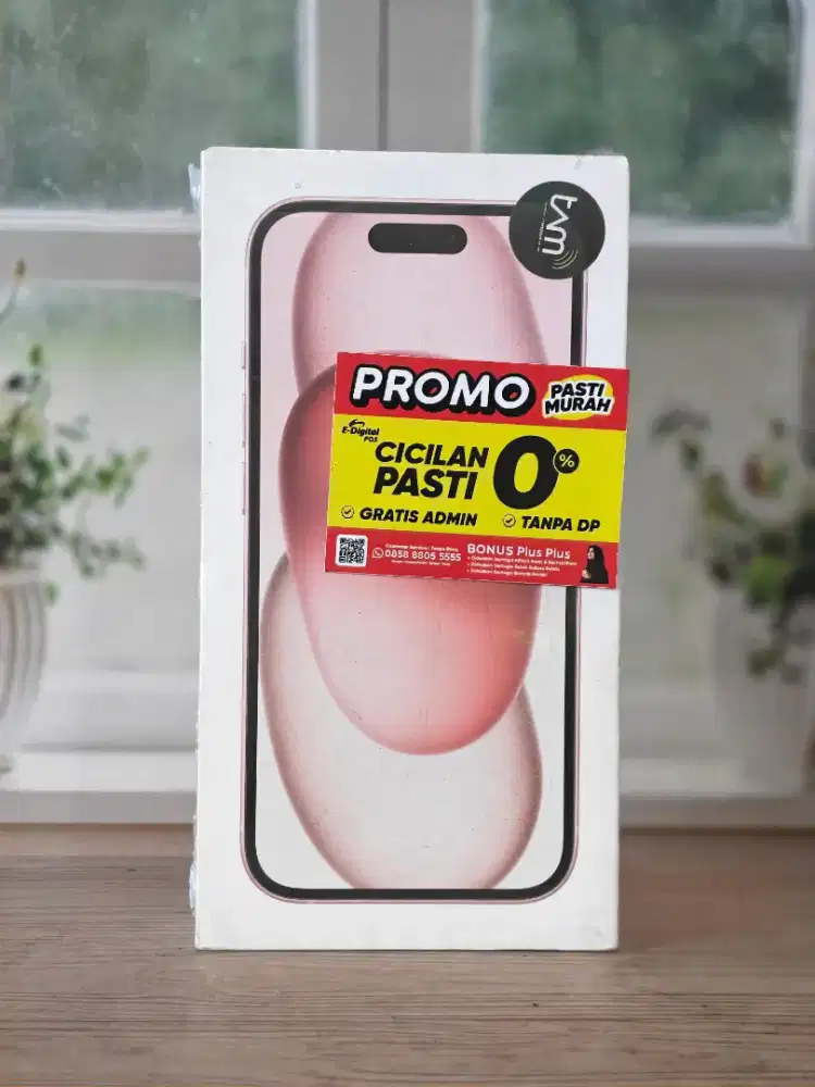 iPhone 15 128 ,bisa tanpa dp , free 2x cicilan