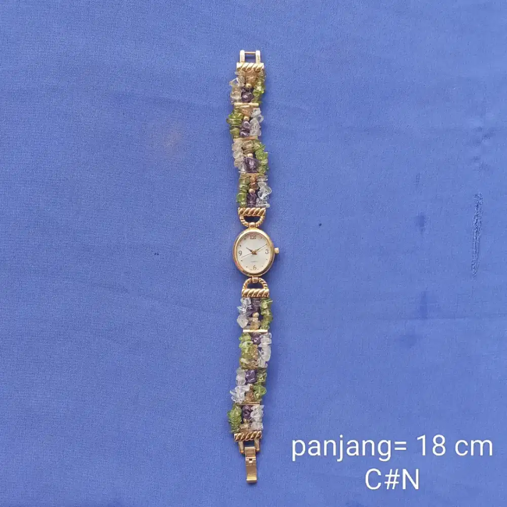 Jam tangan wanita aesthetic batu alam