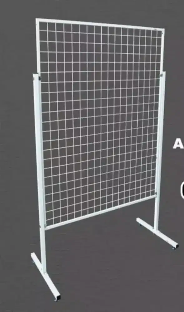 RAK DISPLAY GANTUNG FREE CANTOLAN HITAM