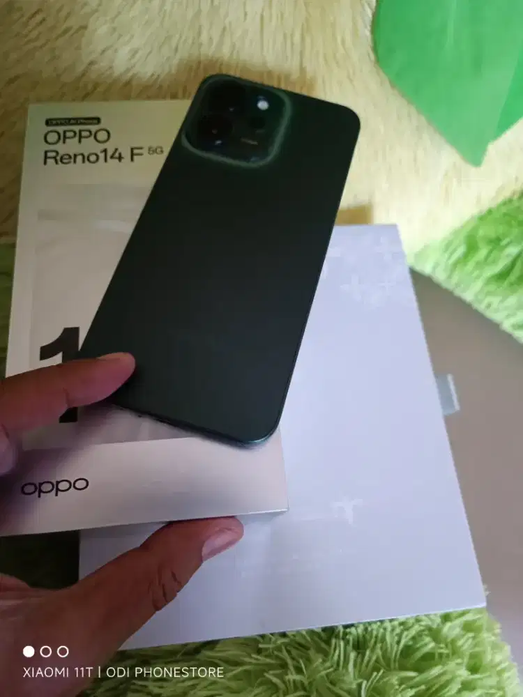 Oppo reno 14f 5g 8+8/256 mulus seperti baru & lengkap pemakaian 9 bln
