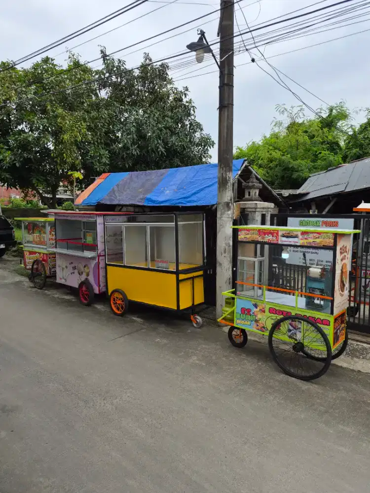 Gerobak Ayam Goreng/ Sempol Ayam- Grobak Bekas