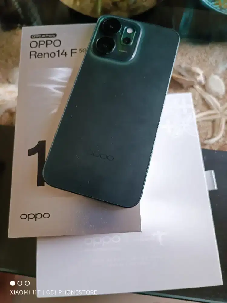 Oppo reno 14f 5g 8+8/256 mulus seperti baru & lengkap pemakaian 9 bln