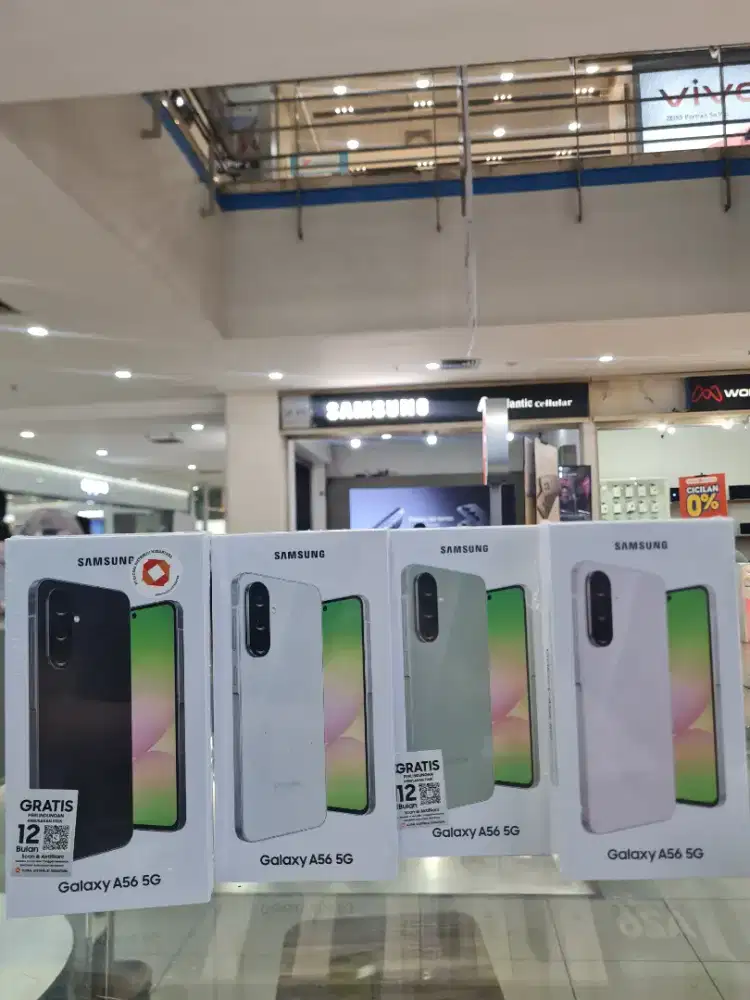 GALAXY A56 5G 8/256 FREE  TEMPERED GLASS + CLEAR CASE‼️