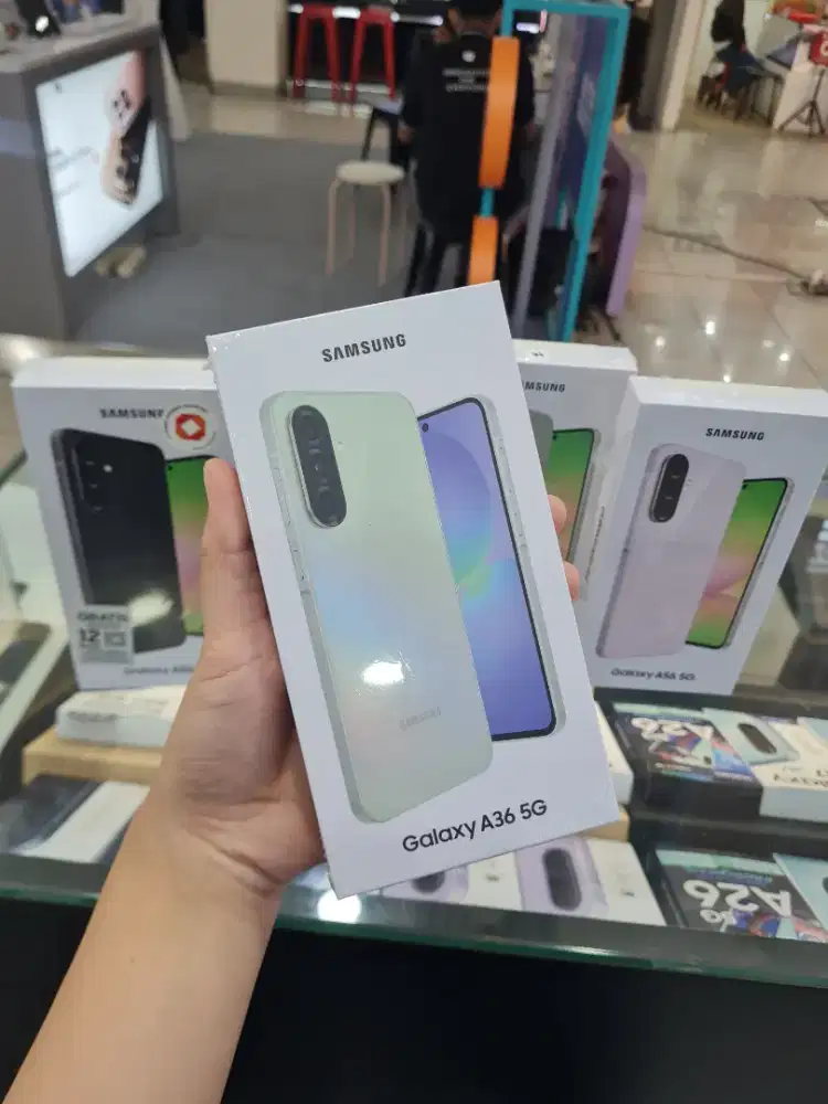 GALAXY A36 5G 8/256 FREE TEMPERED GLASS + CLEAR CASE‼️