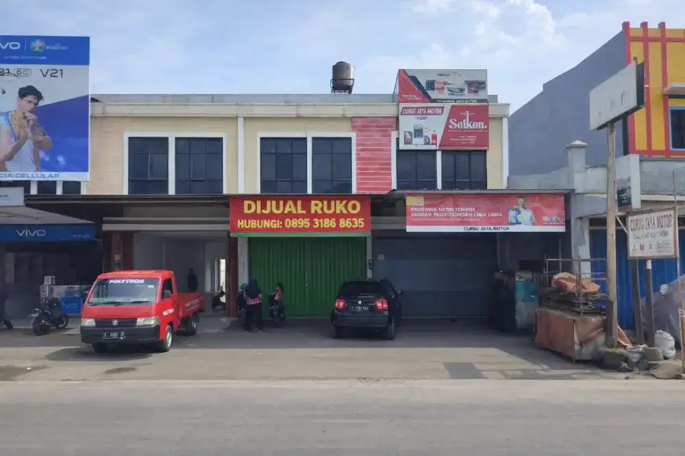 Di jual Ruko jl. Raya PLP Curug  deket pasar,  BU