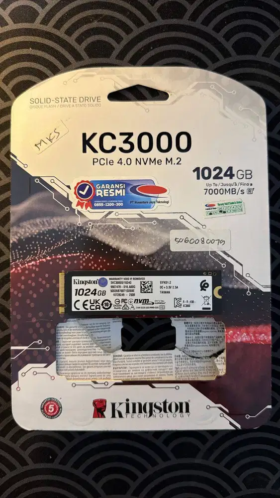 SSD KingSton KC 3000 PICe 4.0 NVME m.2
