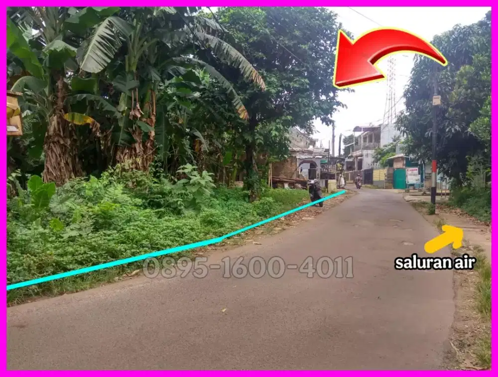 Tanah 1050m² Strategis di Kranggan Jatisampurna