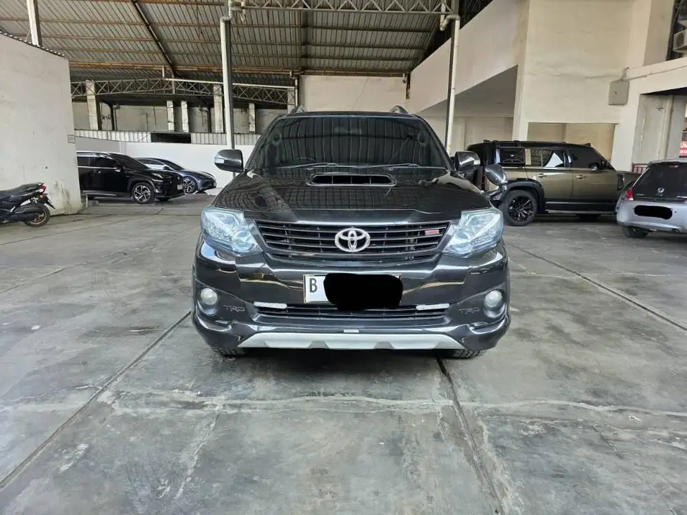 Toyota Fortuner G VNT UP TRD 2.5 AT ( Matic ) 2013 Hitam plat genap