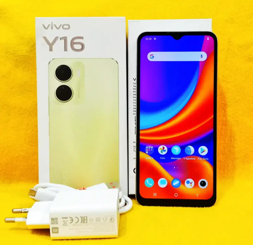 VIVO Y16 4/128GB LENGKAP ORI