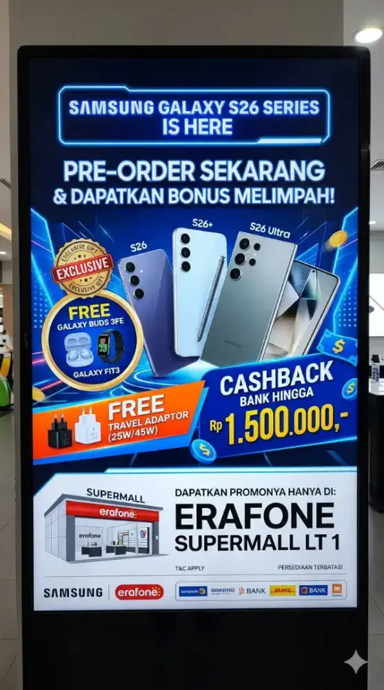 Samsung s26 plus free buds& fit3