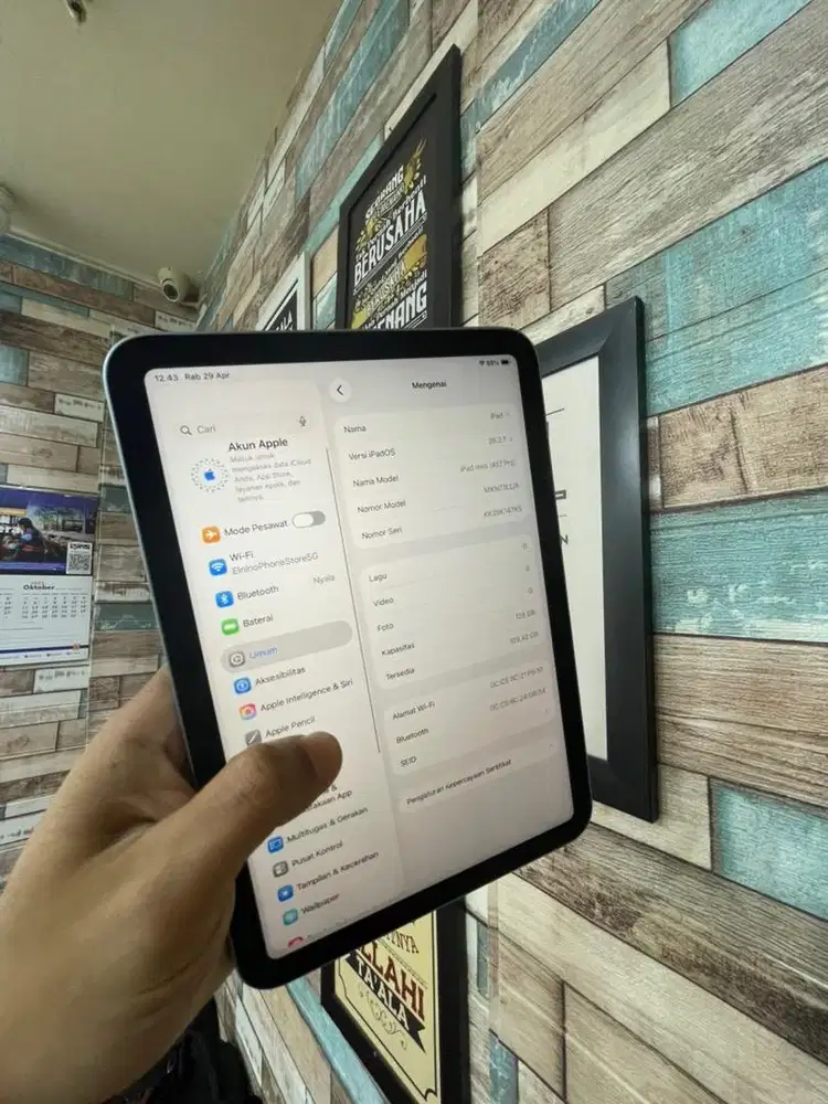 ipad mini 7 128 wifi only blue