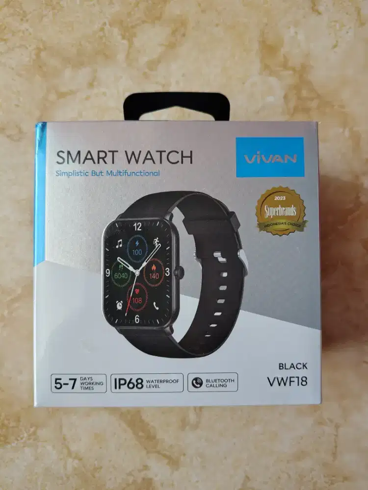 Vivan Smartwatch Black VWF18