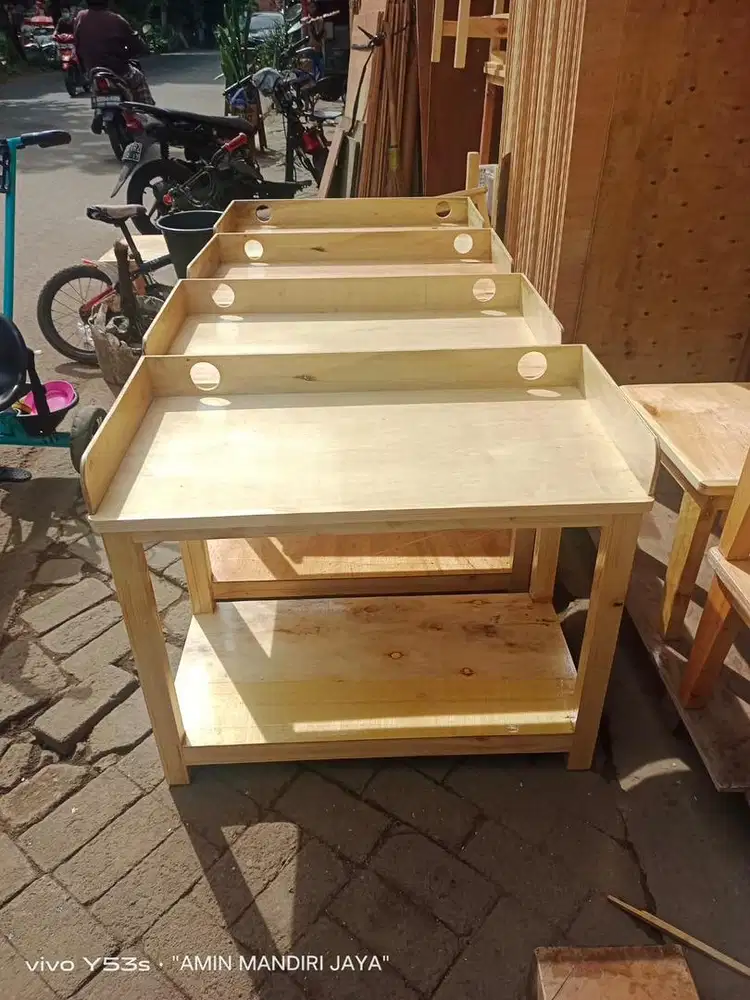 Meja kompor 2 tungku