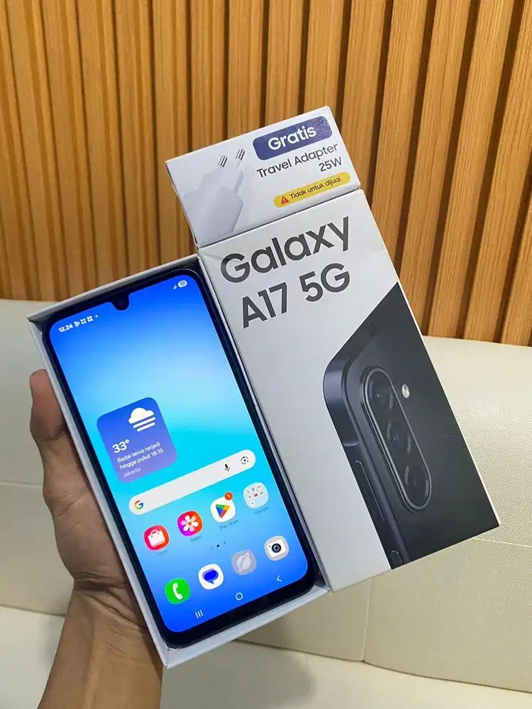 Samsung a17 5g 8/256gb fullset garansi aktif