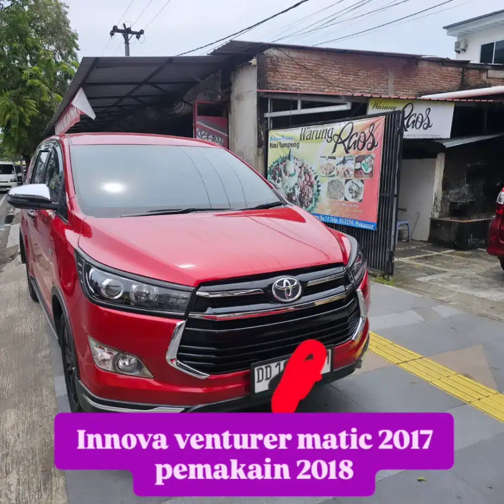 Innova venturer matic bensin 2017 pemakaian 2018