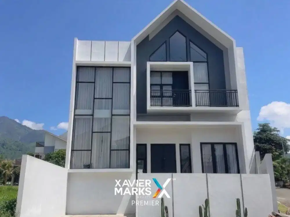 V1 Dijual Rumah Villa Mewah Semi Furnished di Batu Panorama