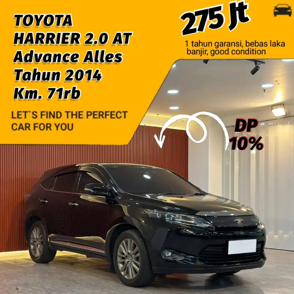 Toyota Harrier Advance 2.0 AT Tahun 2014