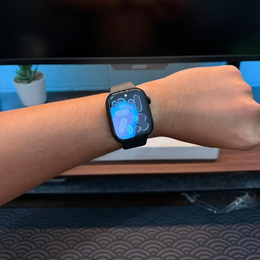 Apple Watch Series 11 46mm Jet Black Garansi Inter Panjang