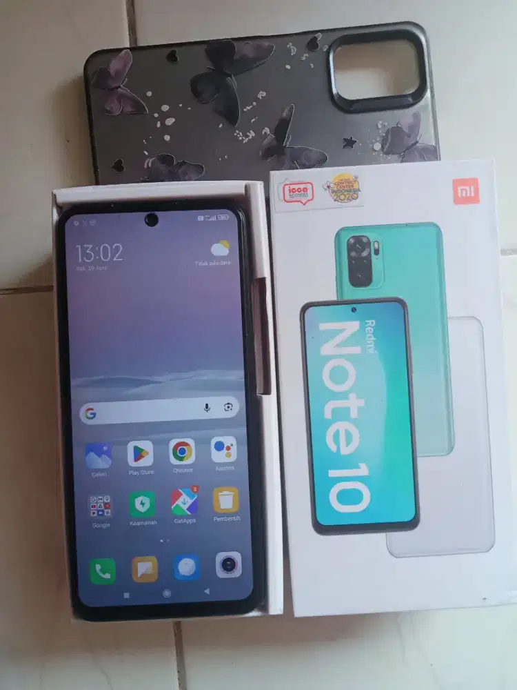 Xiaomi redmi not 10 4/64 lengkap