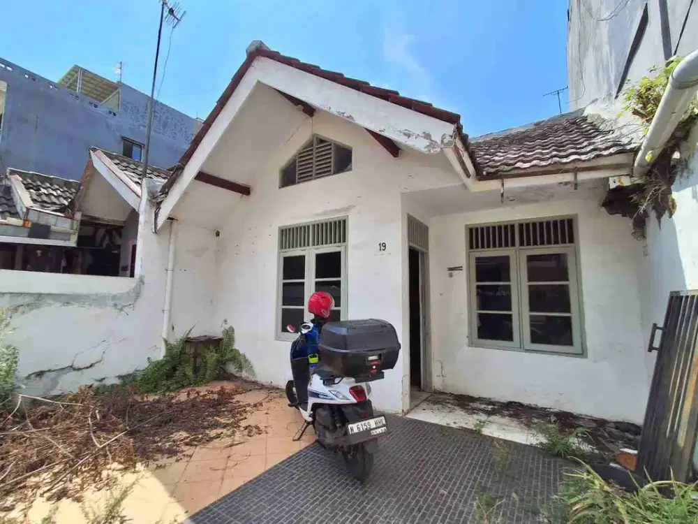 dijual rumah tua hancur pemukiman di kayu mas selatan luas 200