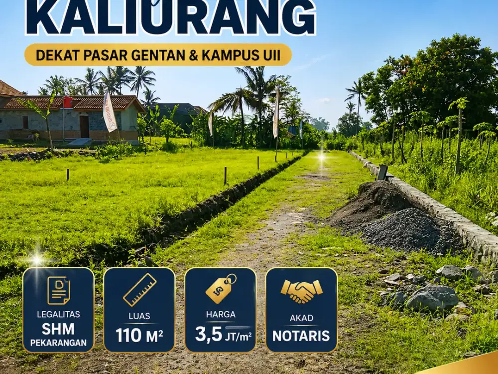 Tanah kaliurang km 10 dekat superindo &  kampus UII