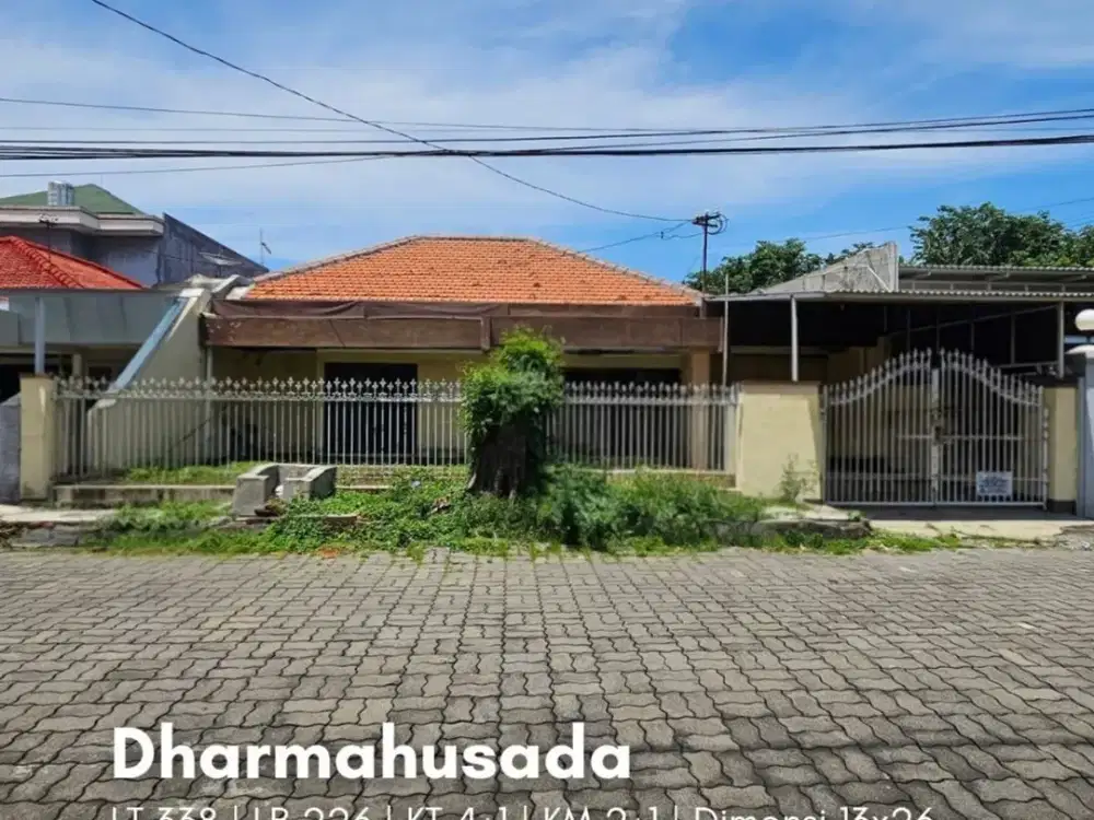 Dijual rumah strategis dharmahusada
