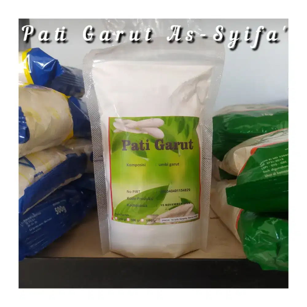 Tepung Pati Garut 100% Asli