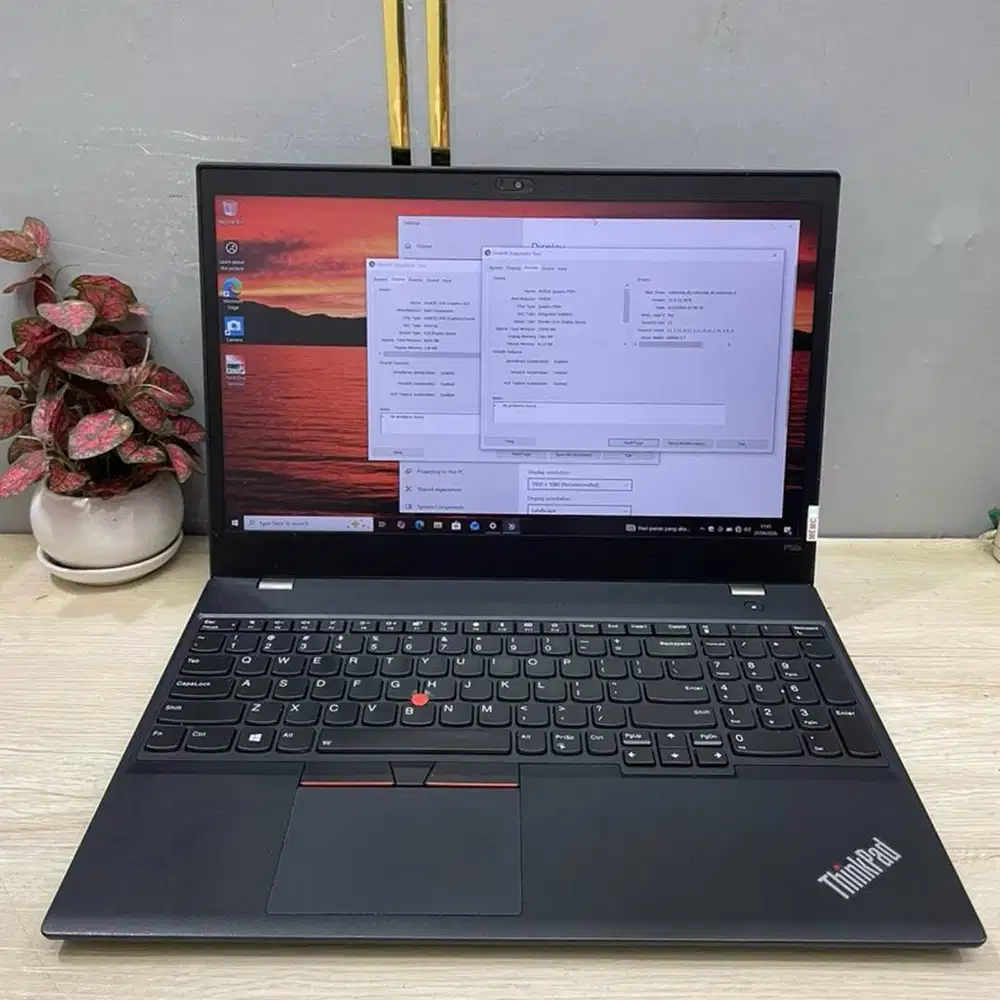 Laptop Lenovo Thinkpad P52s Core i7 Gen8 RAM 16GB DDR4 15inch N-ETM