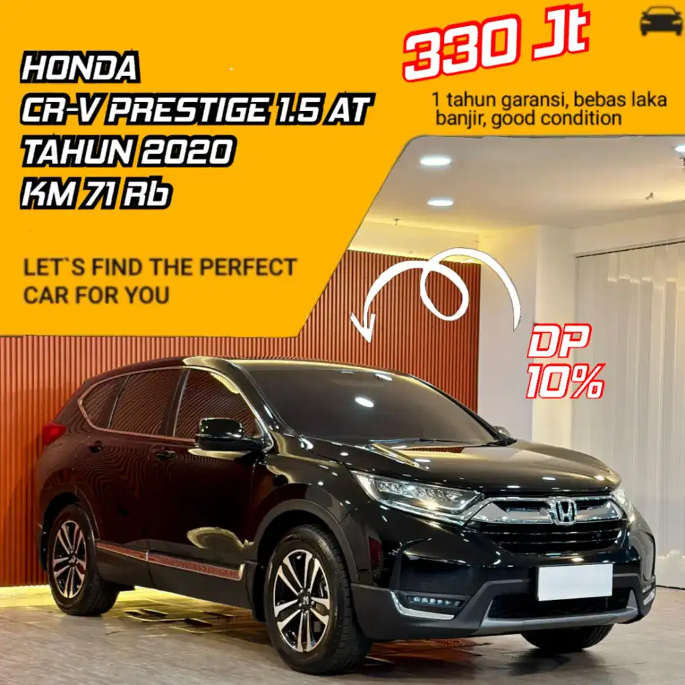 Honda CRV Prestige Turbo 1.5 AT Tahun 2020